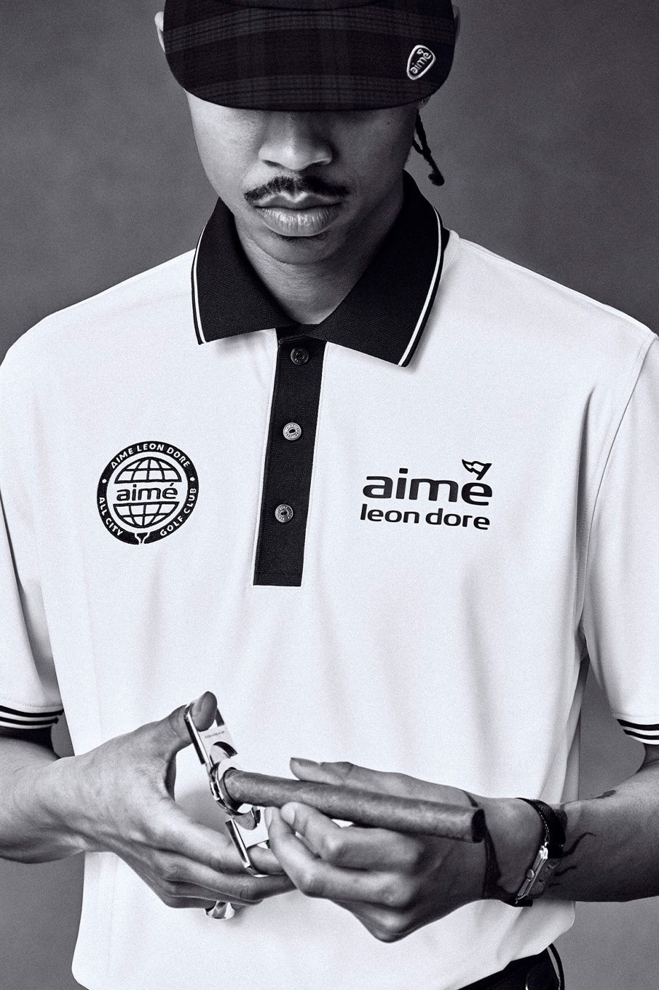 Aimé Leon Dore Tees off With a Classy New Golf Collection FootJoy collaboration release info flagstick