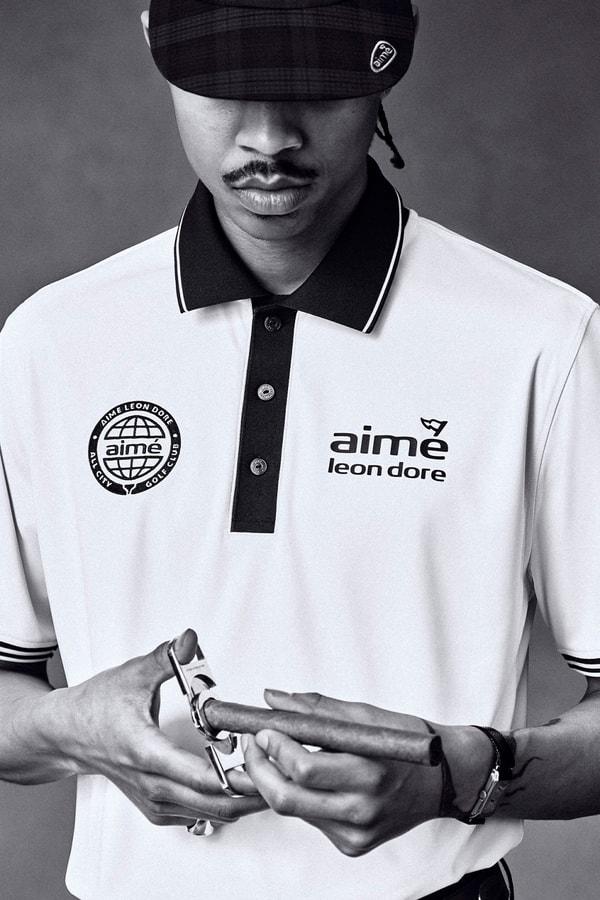 Aimé Leon Dore Tees off With a Classy New Golf Collection FootJoy collaboration release info flagstick