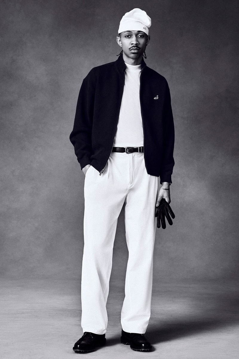 Aimé Leon Dore Tees off With a Classy New Golf Collection FootJoy collaboration release info flagstick