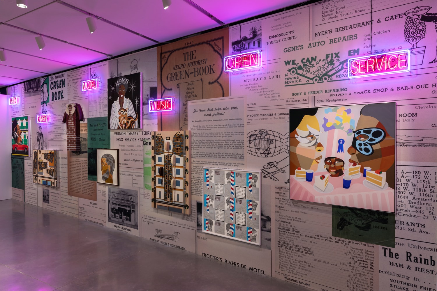 Derrick Adams 'View Master' ICA Boston Survey Exhibition Art Artworks
