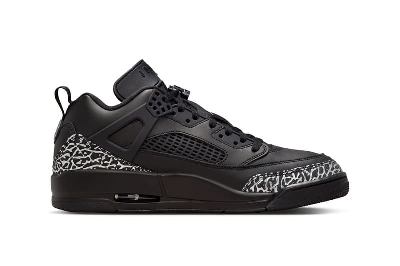 Jordan Spizike Low "Black/Metallic Silver" IV2417-010 Release Info
