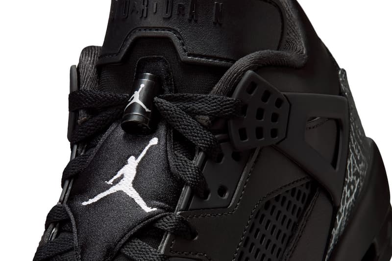 Jordan Spizike Low "Black/Metallic Silver" IV2417-010 Release Info