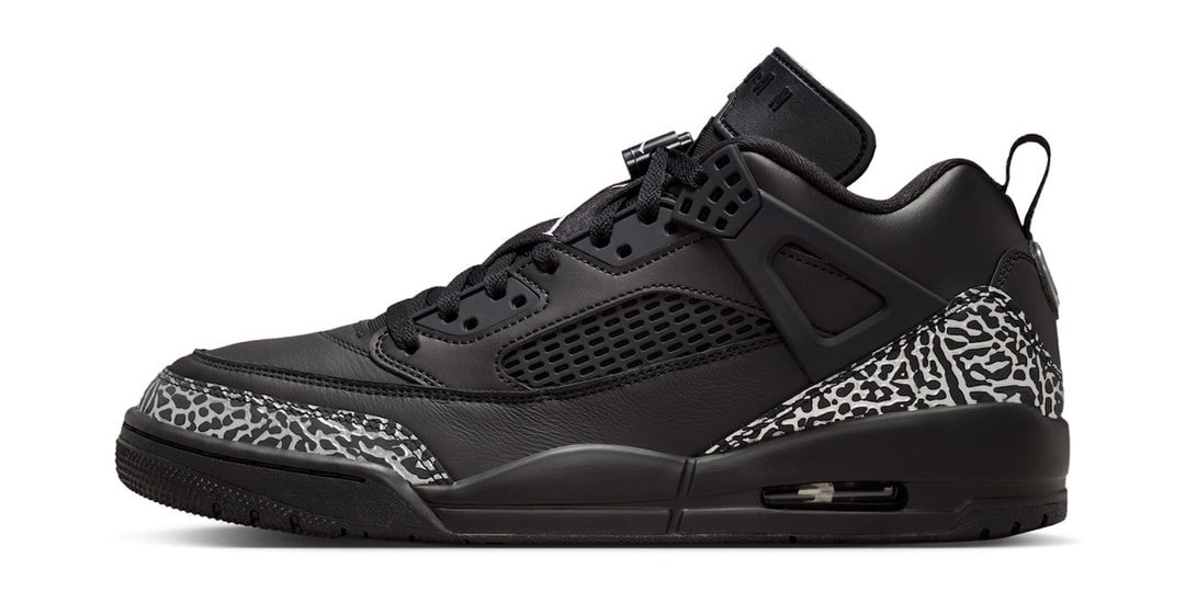 Jordan Brand Debuts a Stealthy Spizike Low in "Black/Metallic Silver"