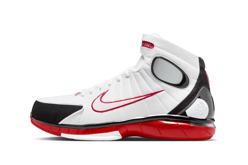 Nike Air Zoom Huarache 2K4 "White/Varsity Red" kobe bryant IV3782-100 White/Varsity Red-Black