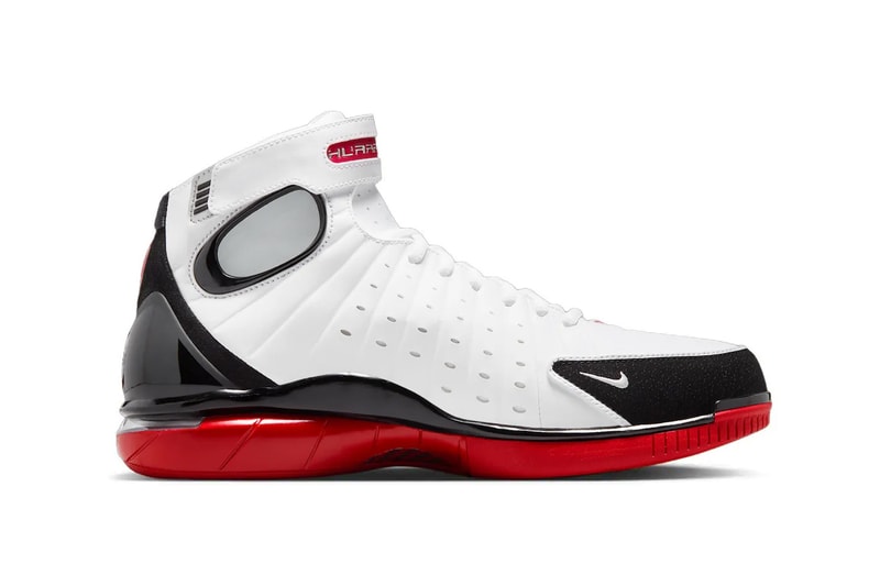 Nike Air Zoom Huarache 2K4 "White/Varsity Red" kobe bryant IV3782-100 White/Varsity Red-Black