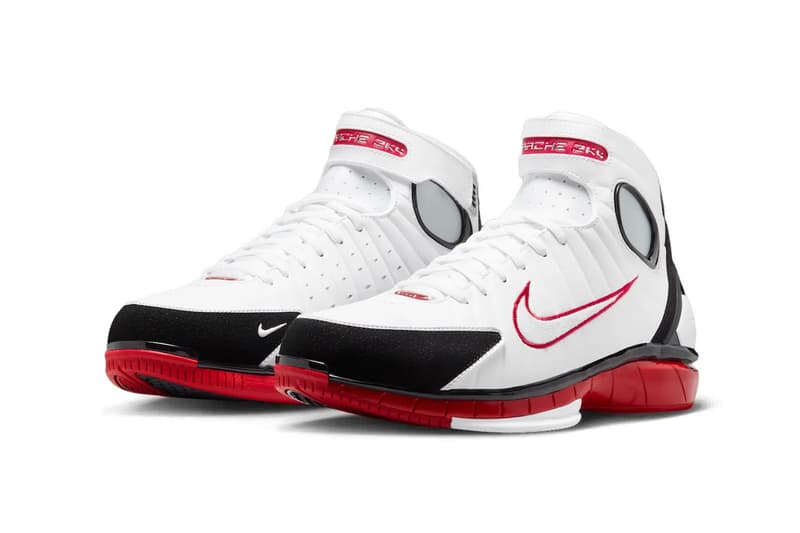 Nike Air Zoom Huarache 2K4 "White/Varsity Red" kobe bryant IV3782-100 White/Varsity Red-Black