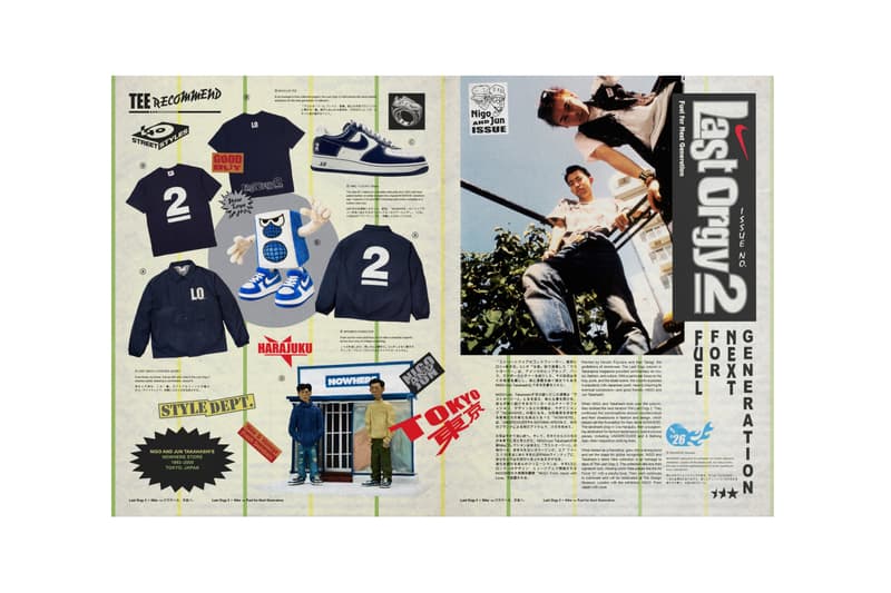 NIGO Nike last orgy 2 Air Force 1 shoe Apparel Collection IO8765-100 Release Info