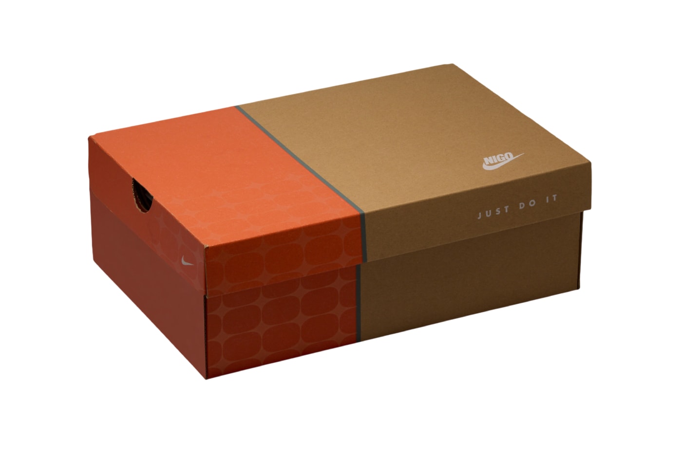 NIGO x Nike LO2 branding on foxing and sock liner