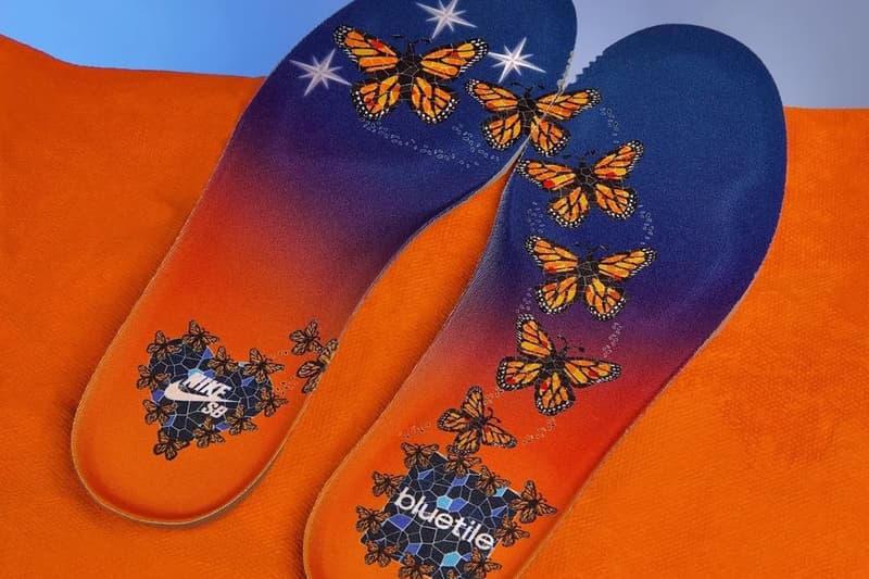 Bluetile x Nike SB Dunk Low IQ1323-001 Release Info Black/White-Campfire Orange-Marina