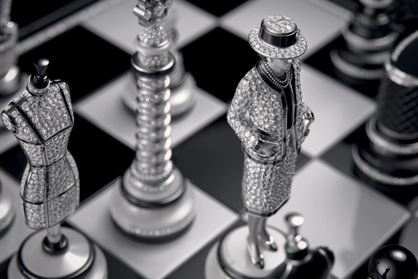 A Masterpiece Chessboard and Pixel Art Diamonds: Inside Chanel’s Ultra-Exclusive "Coco Game" Capsule