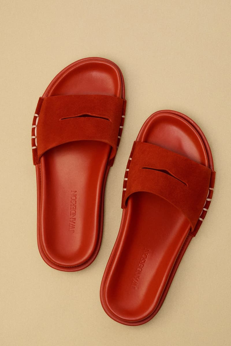 JW Anderson SS26 Summer Series Leaf Slides