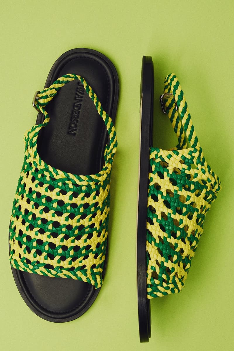 JW Anderson SS26 Summer Series Leaf Slides