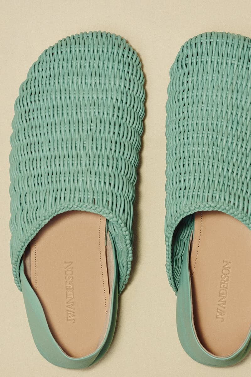 JW Anderson SS26 Summer Series Leaf Slides