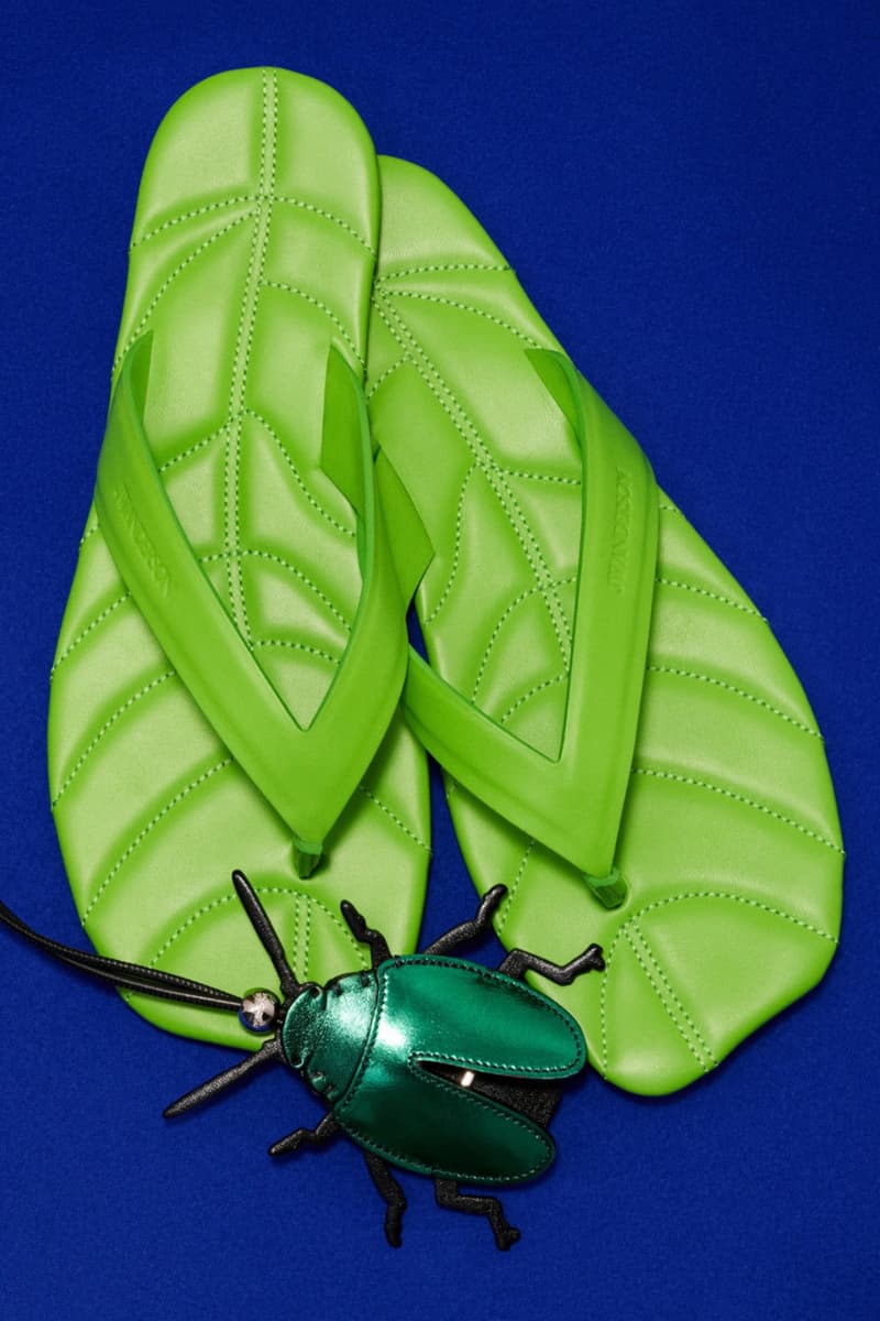 JW Anderson SS26 Summer Series Leaf Slides