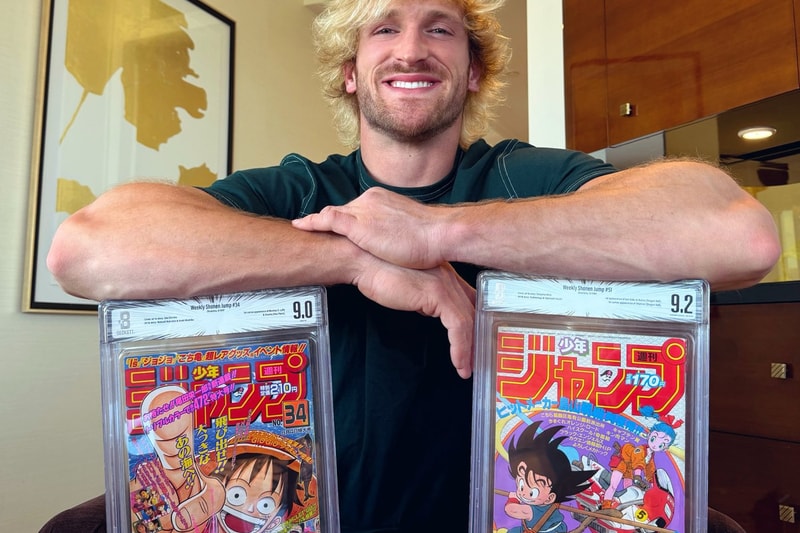 Logan Paul Officially Owns Two of the Most Sought-After Manga First Editions on the Planet Dragon Ball One Piece