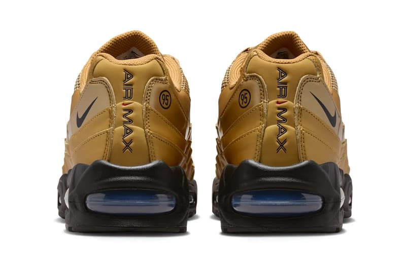 Nike Air Max 95 Total 90 "Metallic Gold" Release Info IV2872-707 soccer football shoe 
