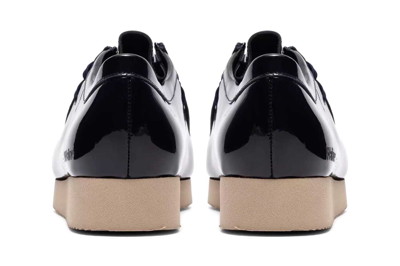 Clarks Originals Wallabee 2604 Patent Silver Navy Release Info
