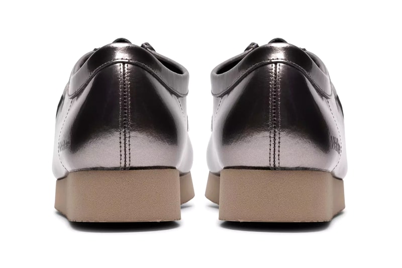 Clarks Originals Wallabee 2604 Patent Silver Navy Release Info