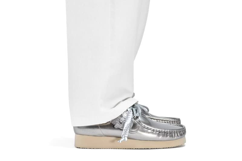 Clarks Originals Wallabee 2604 Patent Silver Navy Release Info