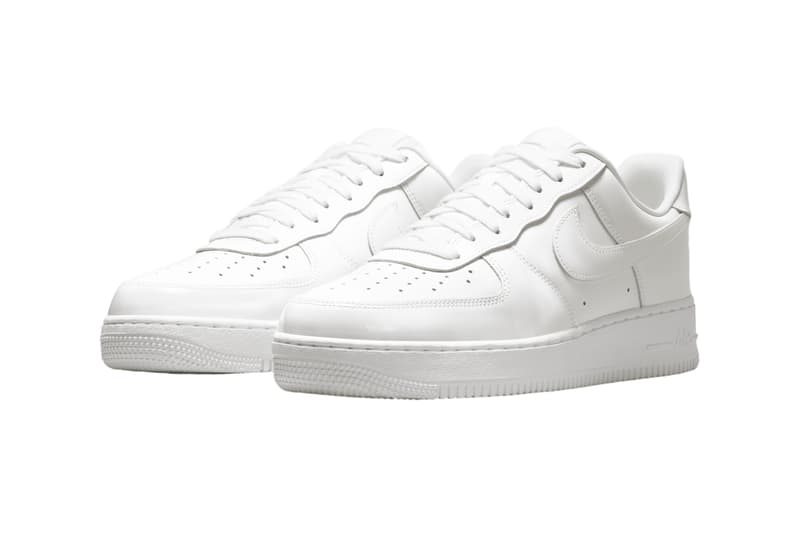 Nike Air Force 1 Low White Patent IV2857-100 Release Info