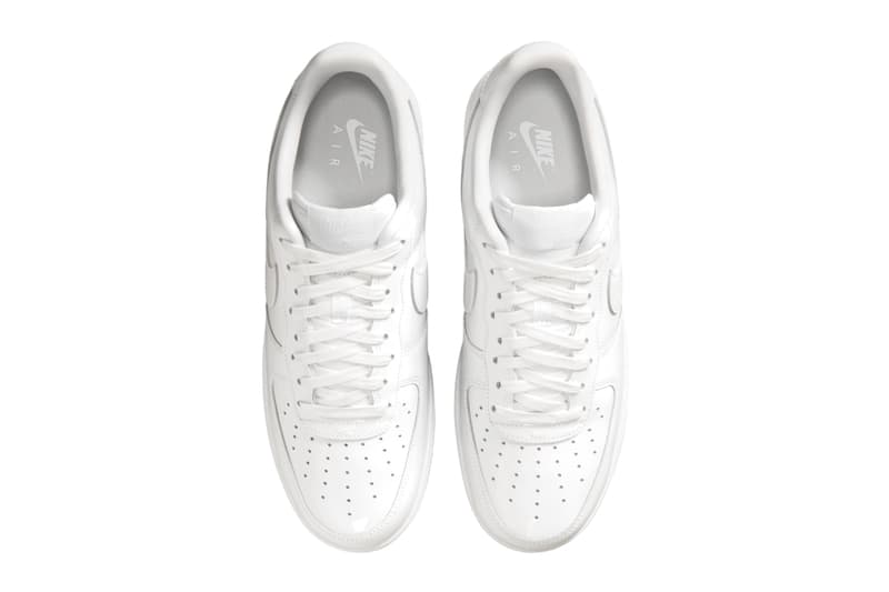 Nike Air Force 1 Low White Patent IV2857-100 Release Info