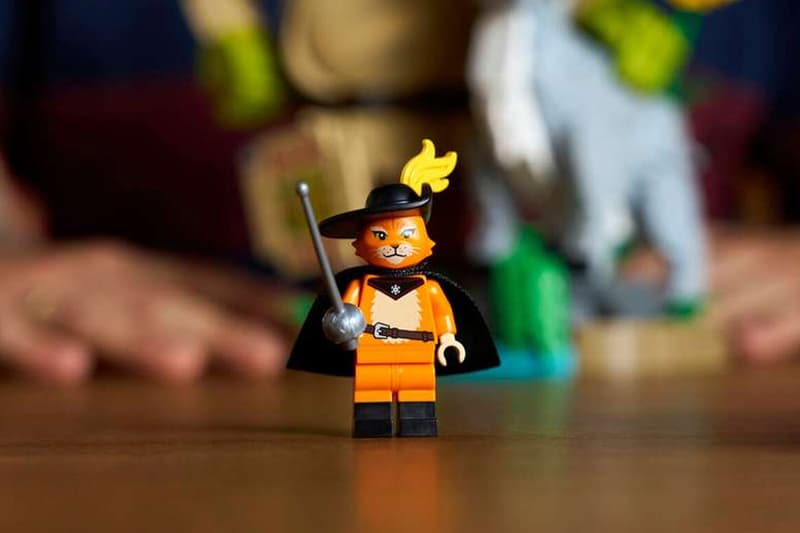 The LEGO Group Unveils the First-Ever 'Shrek' Sets donky puss in boots characters swamp dreamworks animation