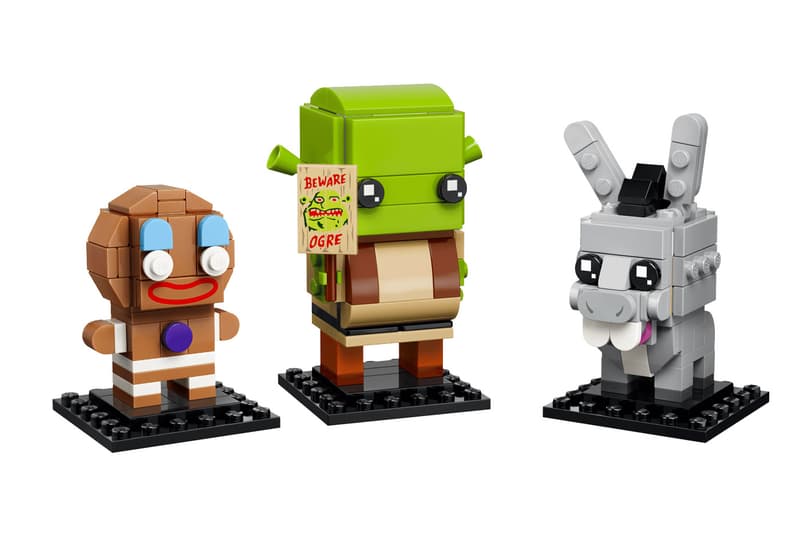 The LEGO Group Unveils the First-Ever 'Shrek' Sets donky puss in boots characters swamp dreamworks animation