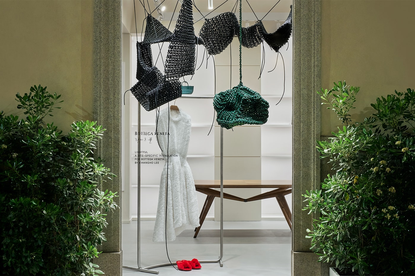 Bottega Veneta and Kwangho Lee Lightful installation at Milan Design Week