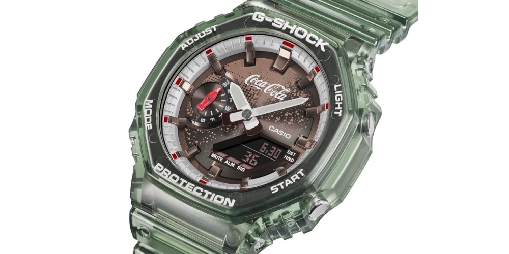 셀럽 PPL — The Coca-Cola x G-SHOCK Collaboration Channels the Classic Contour Bottle