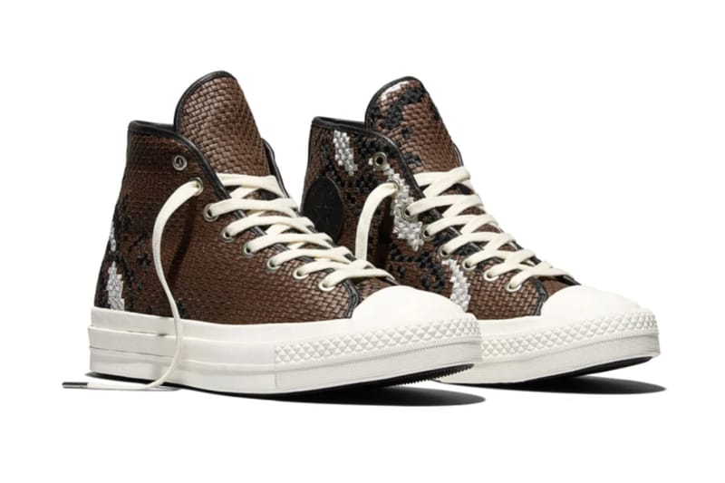 This $200 USD Converse Chuck Taylor Is Crafted With Intricate, Hand-Woven Woven Leather Uppers