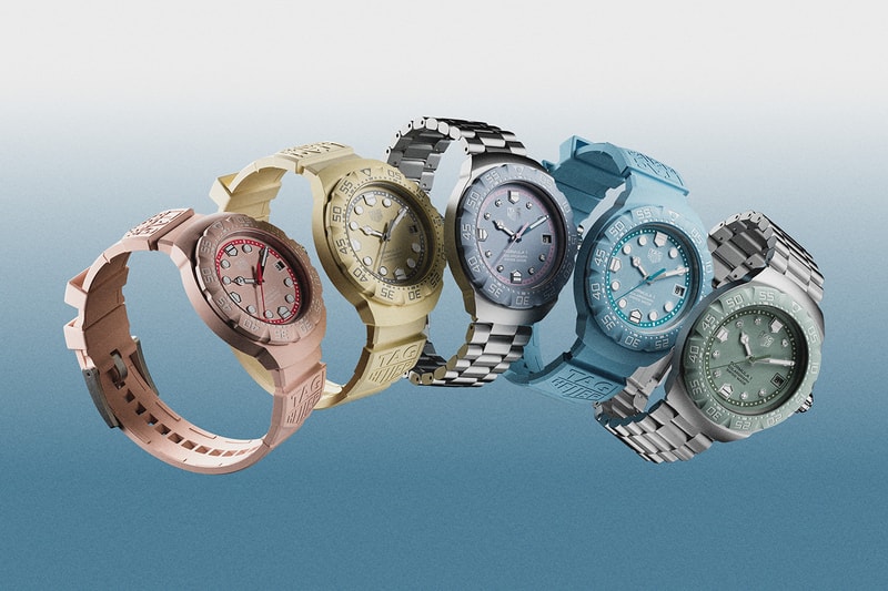 TAG Heuer's Formula 1 Solargraph 38mm Collection Harnesses Solar Tech in Fresh Pastel Hues