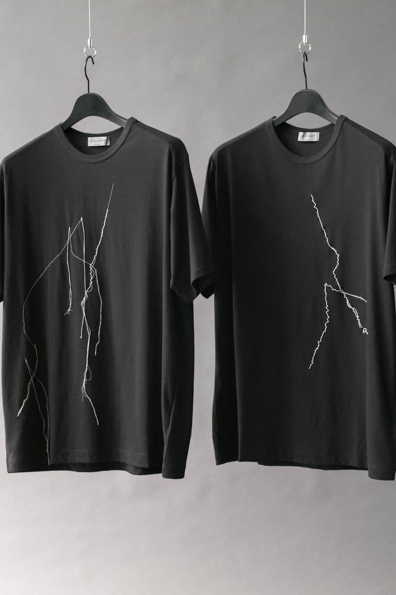Yohji Yamamoto POUR HOMME Cracked Embroidery Collection Release Info