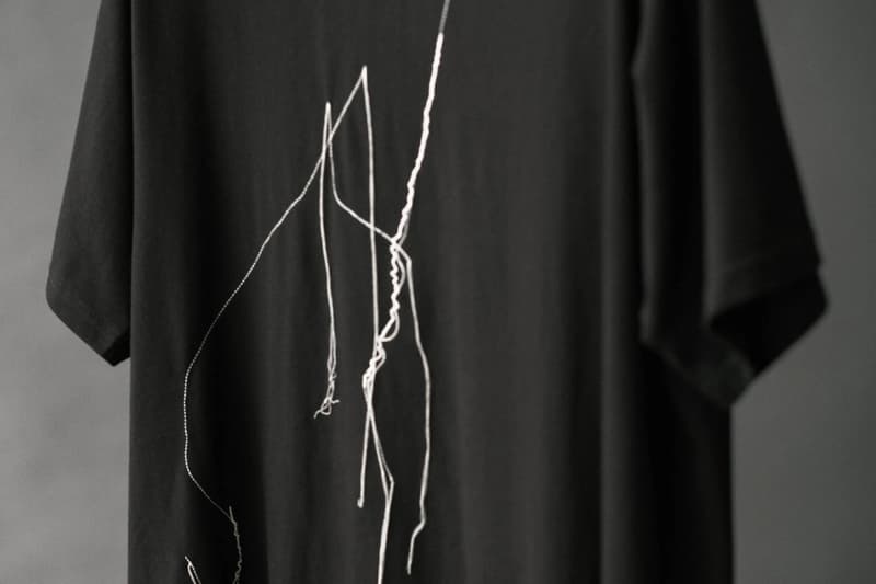 Yohji Yamamoto POUR HOMME Cracked Embroidery Collection Release Info