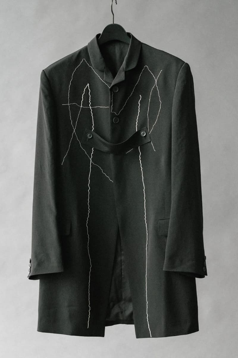 Yohji Yamamoto POUR HOMME Cracked Embroidery Collection Release Info