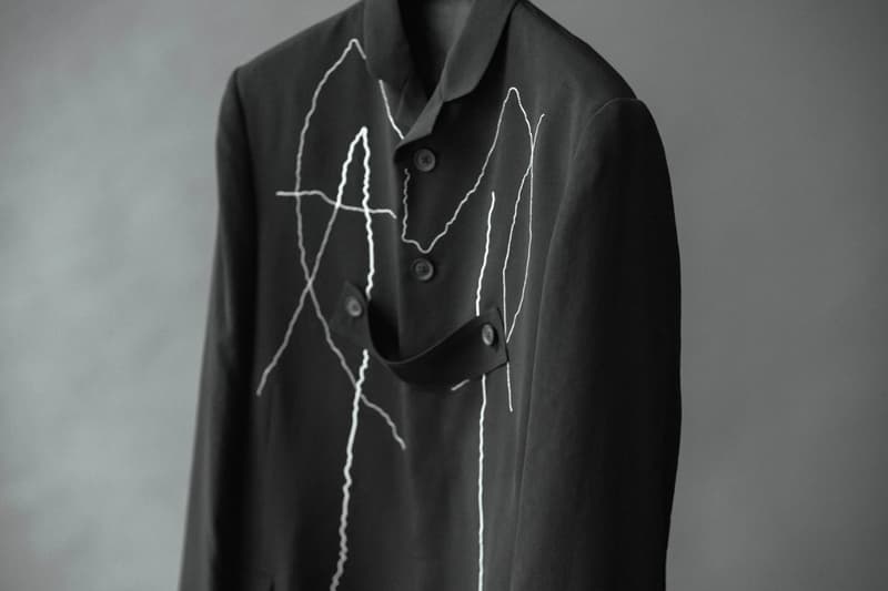 Yohji Yamamoto POUR HOMME Cracked Embroidery Collection Release Info