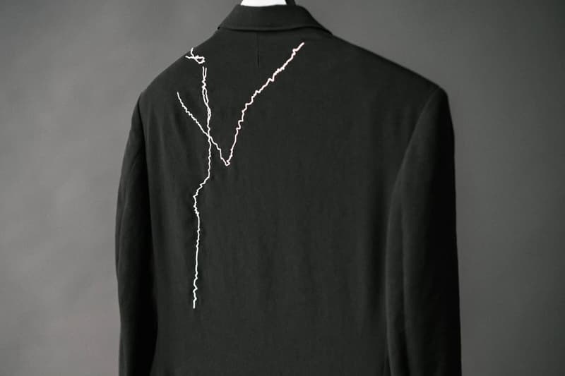 Yohji Yamamoto POUR HOMME Cracked Embroidery Collection Release Info