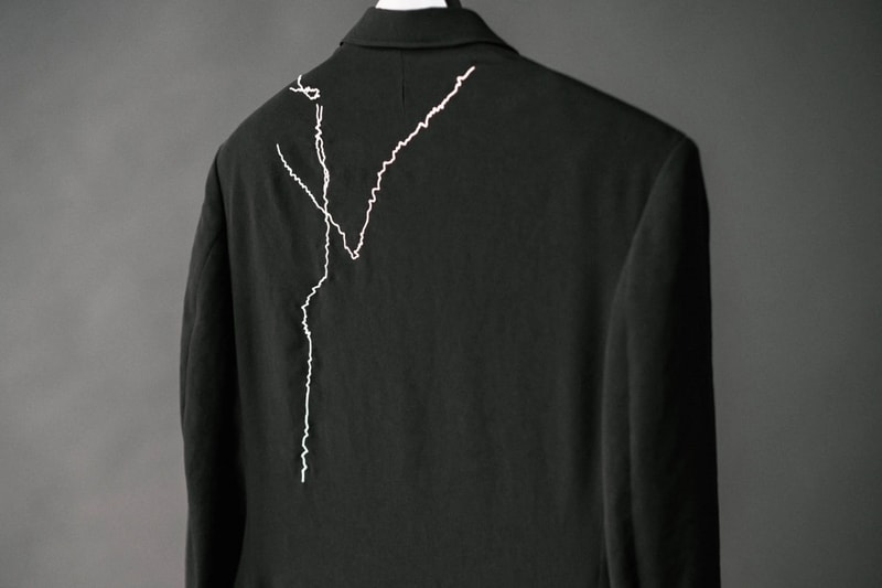 Yohji Yamamoto POUR HOMME Cracked Embroidery Collection Release Info