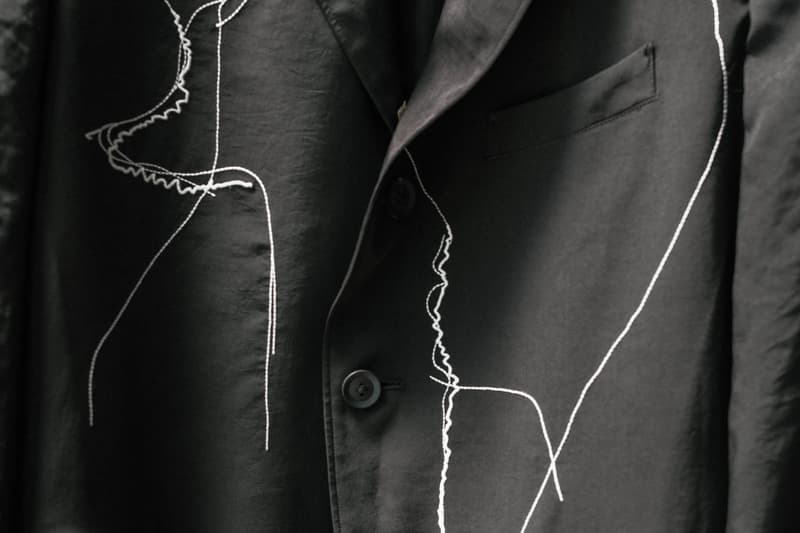Yohji Yamamoto POUR HOMME Cracked Embroidery Collection Release Info