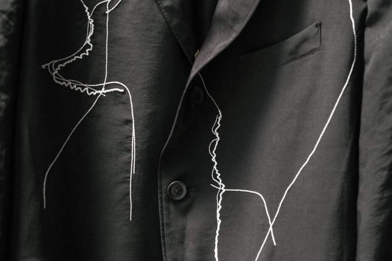 Yohji Yamamoto POUR HOMME Cracked Embroidery Collection Release Info