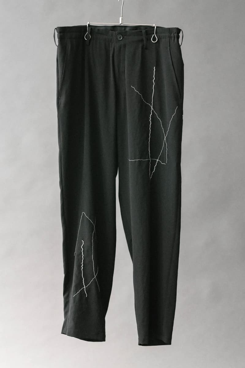 Yohji Yamamoto POUR HOMME Cracked Embroidery Collection Release Info