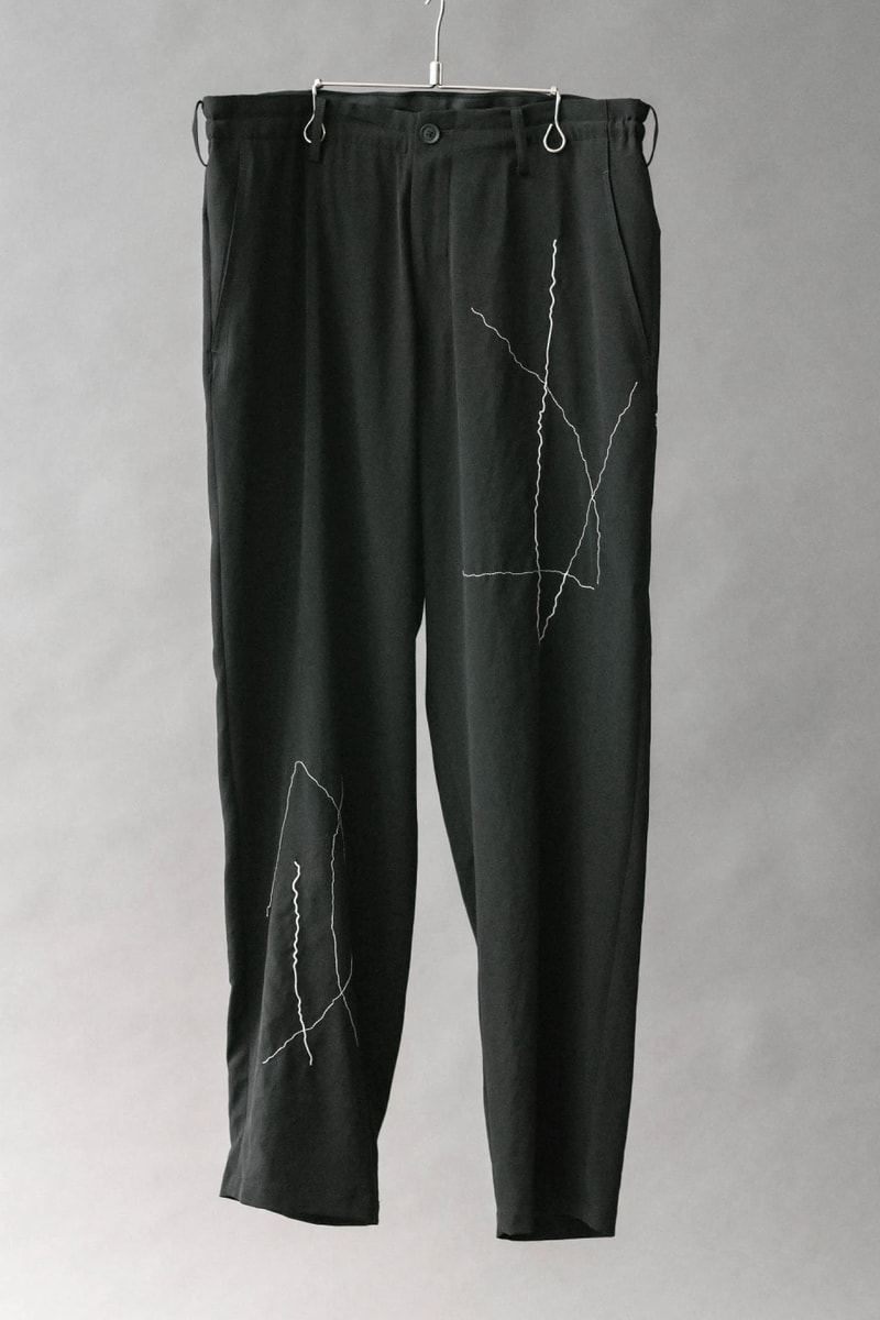 Yohji Yamamoto POUR HOMME Cracked Embroidery Collection Release Info