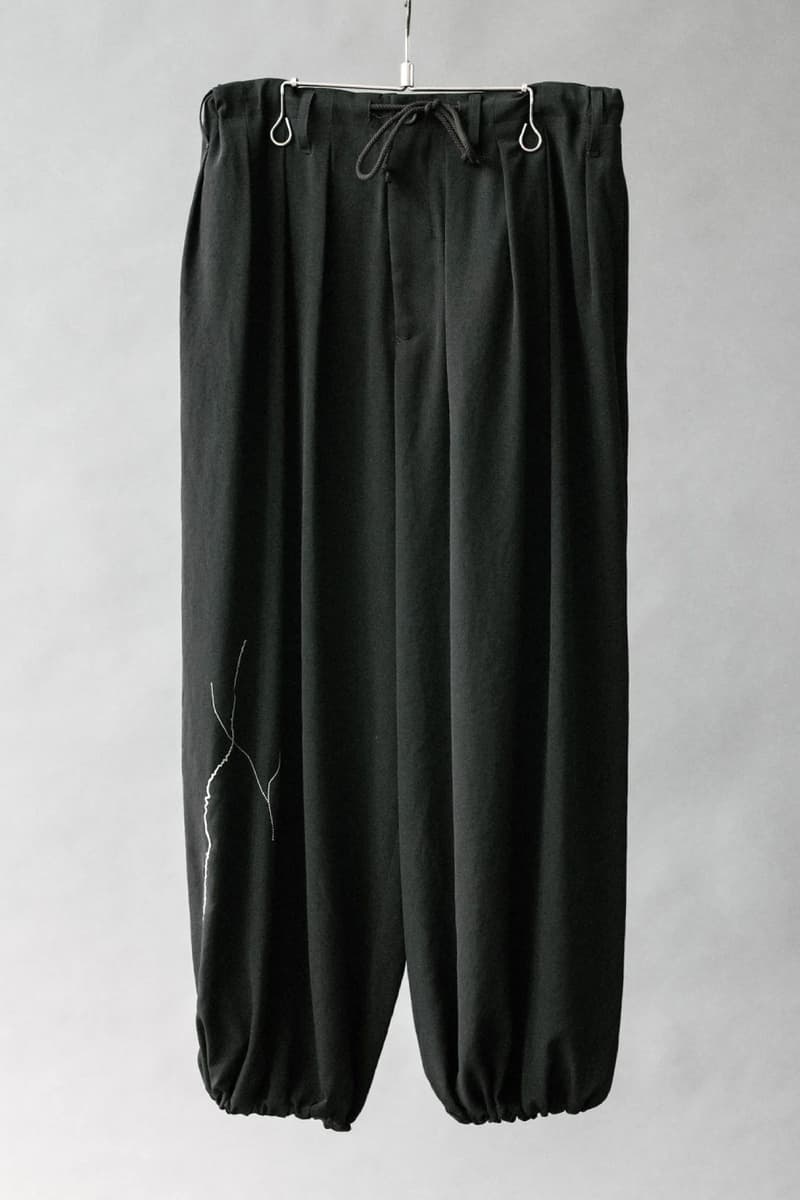 Yohji Yamamoto POUR HOMME Cracked Embroidery Collection Release Info