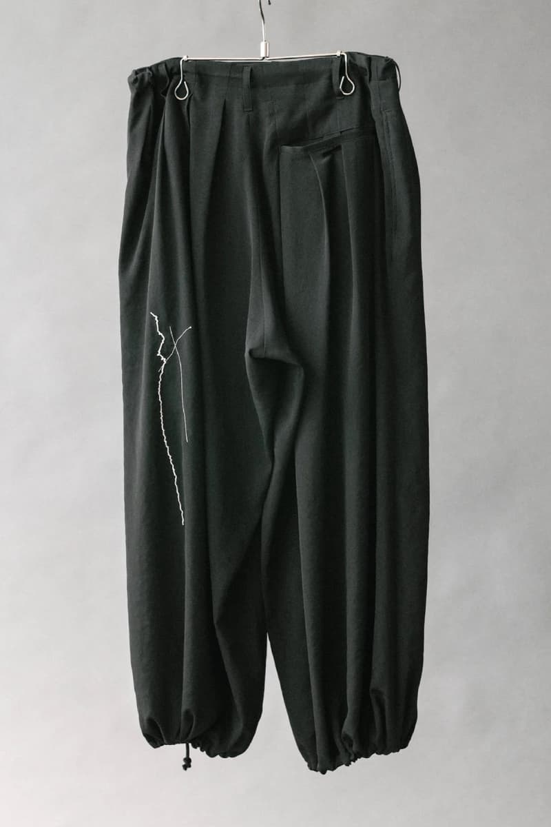 Yohji Yamamoto POUR HOMME Cracked Embroidery Collection Release Info