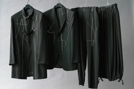 Yohji Yamamoto Pour Homme Rewrites Archival History With the 1994-Inspired "Cracked Embroidery" Drop