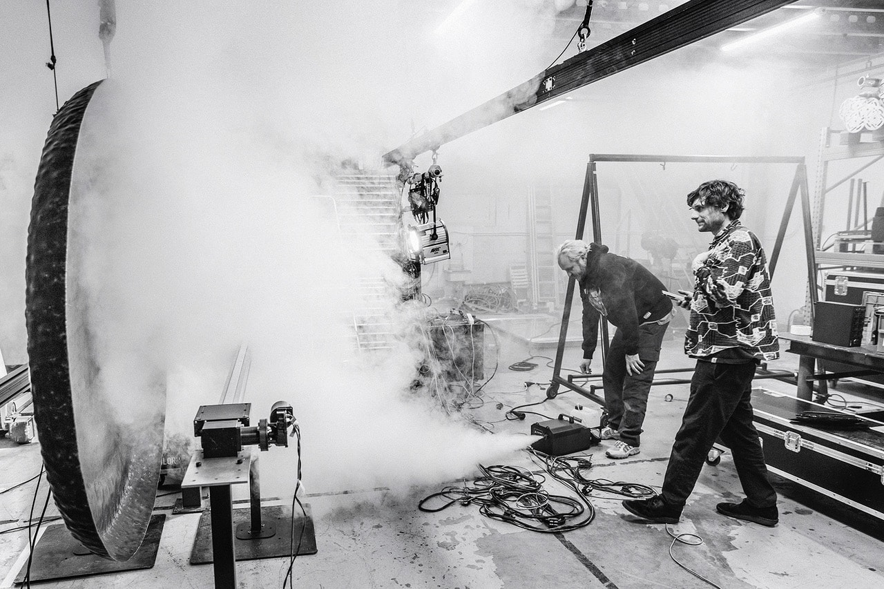 boris acket robet acket fred again kinetic installations artworks fabric contemporary art