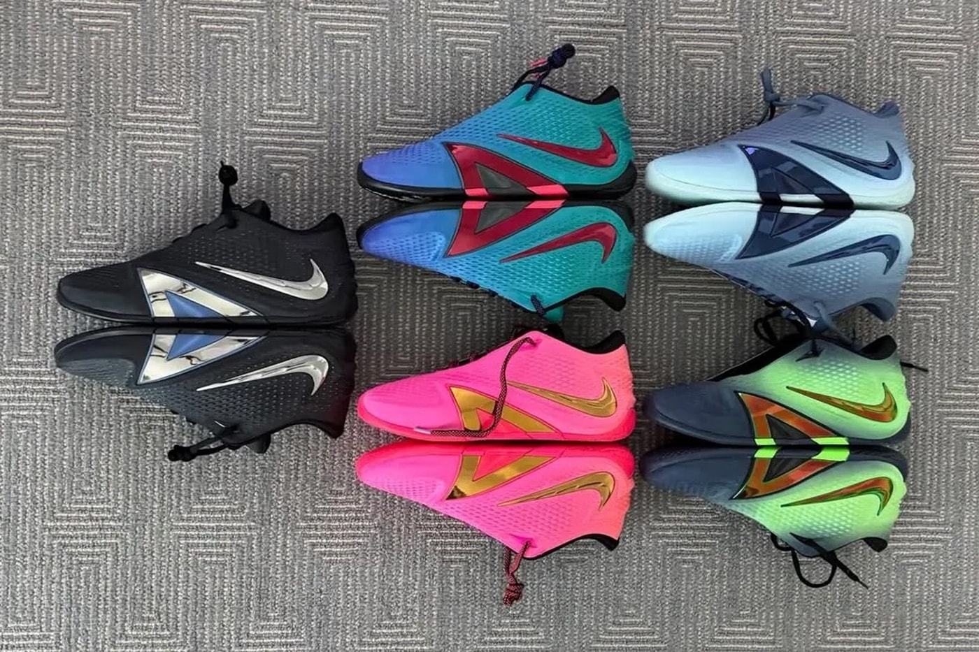 Nike Ja 4 fuchsia and gold colorway