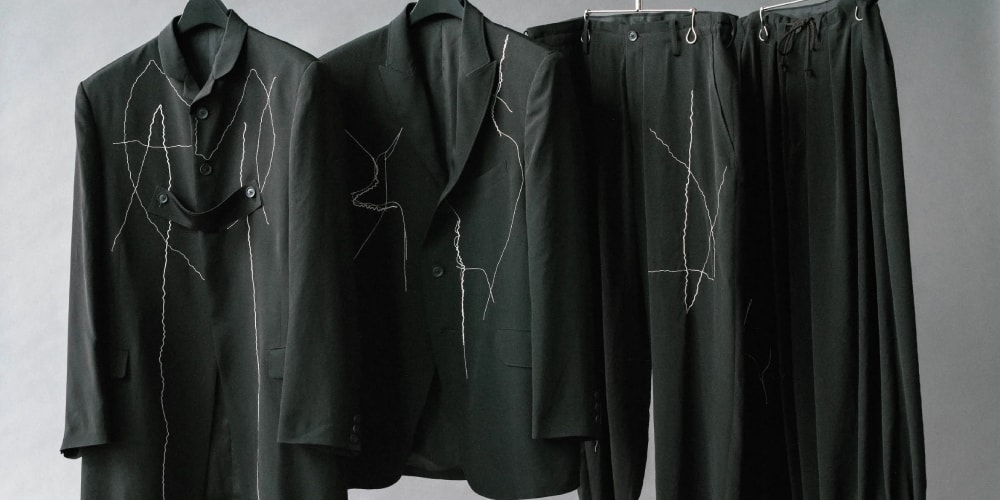 Yohji Yamamoto Pour Homme: Nowa Kolekcja „Cracked Embroidery” w Stylu Retro
