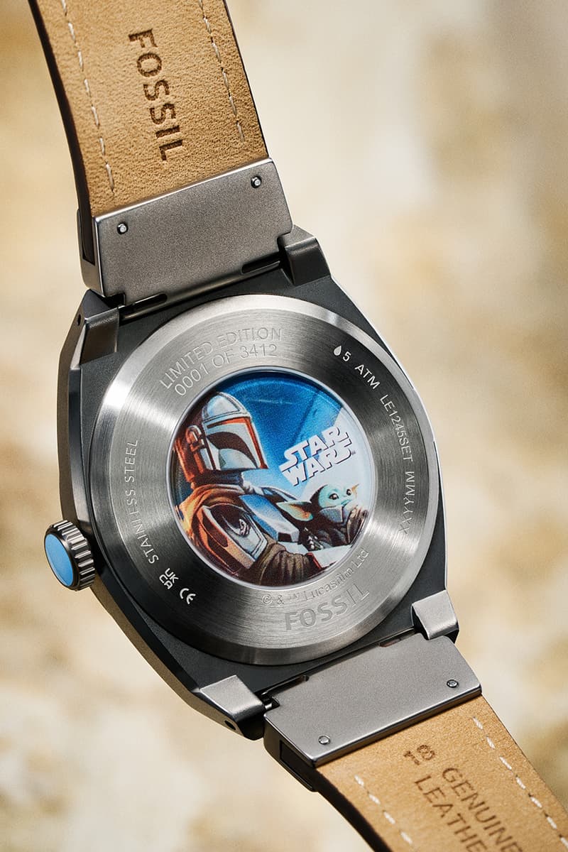 Star Wars Fossil Everett Mandalorian Neutra Grogu watch  Collaboration collection Release Info