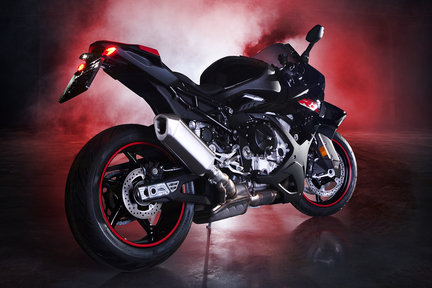 BMW M2 Coupé RR Edition in Black Sapphire Metallic with matching BMW Motorrad RR superbikes