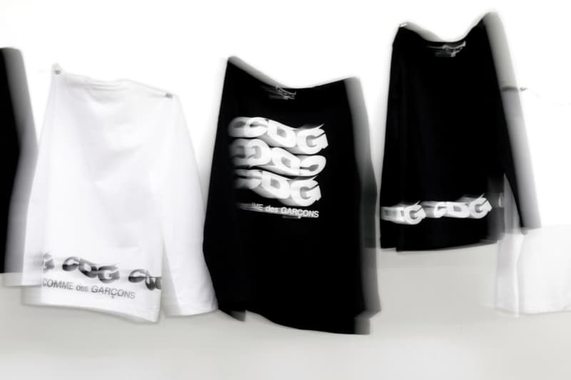 comme des garcons CDG Wave Logo T Shirt Release Info